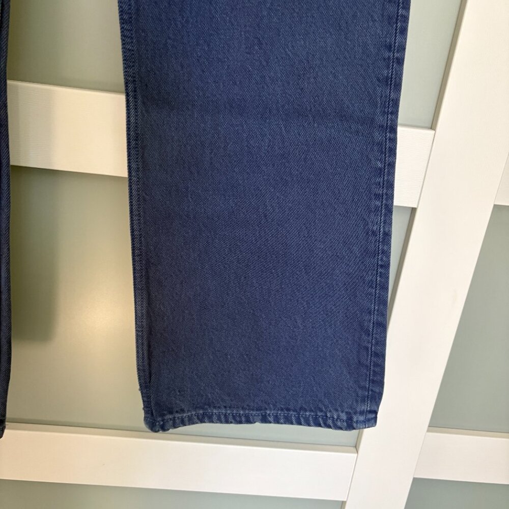 ZARA Bootcut Fit Ladies Blue Dyed Denim Jeans sz 8 US 40 EUR   NWT NEW - Picture 3 of 5